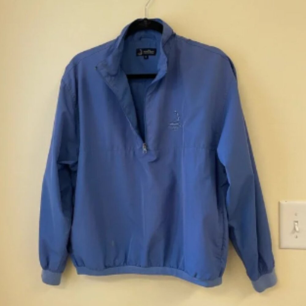 Pinehurst Resort 1895 Blue Pullover Half-Zip Golf Sweatshirt Size Small